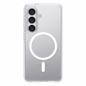 Spigen Ultra Hybrid Mag MagSafe maciņš priekš Samsung Galaxy S26 Plus caurspīdīgs un balts