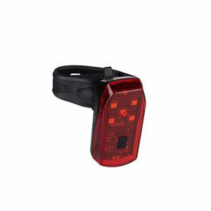 Dunlop K-Mark aizmugurējais velosipēda lukturis ar 5 LED un bremžu signāla funkciju