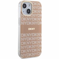 DKNY IML Mono un svītras Magnētiskais viedtālruņa apvalks iPhone 15 / 14 / 13 - rozā