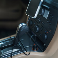 Maxlife MXCC-04 PD QC auto lādētājs 1x USB-C 1x USB 20W melns