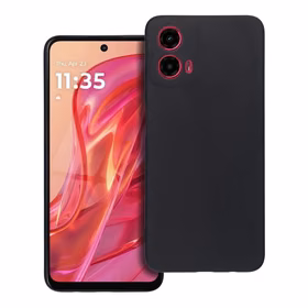 Matēts viedtālruņa apvalks MOTOROLA G45 melns
