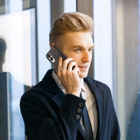 Dux Ducis Hivo viedtālruņa apvalks Samsung Galaxy S25 Edge ar atveramu vāciņu un RFID aizsardzību - melns