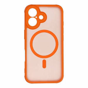 FULL MATTE MAG COVER viedtālruņa apvalks saderīgs ar Magnētisko uzlādi IPHONE 16 hermes oranža