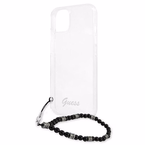 Guess GUHCP13SKPSBK iPhone 13 mini 5.4" прозрачный жёсткий чехол Black Pearl
