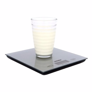 Mesko MS 3145 – elektroniskie virtuves svari, līdz 5 kg, 1 g iedaļa, LCD, sudraba
