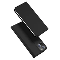 Viedtālruņa apvalks Skin Pro Wallet Case iPhone 15 Plus - melns