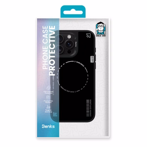 Benks Dynamic Minimālistiskais viedtālruņa apvalks Iphone 16 Pro melns