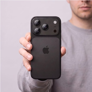 Melns Tech-Protect CamFull Fit+ alumīnija un rūdīta stikla kameras moduļa aizsargs Apple iPhone 18 Pro tālrunim