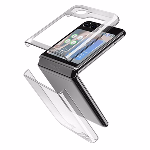Cellularline Clear Case vāciņš ierīcei Samsung Galaxy Z Flip 5, caurspīdīgs