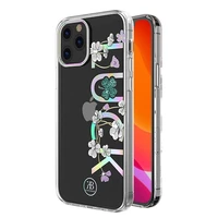 Kingxbar Lucky Series viedtālruņa apvalks dekorēts ar oriģinālajiem Swarovski kristāliem iPhone 12 mini caurspīdīgs