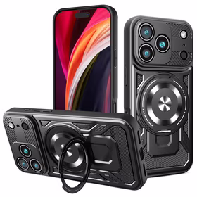 Defender Armor Mag maciņš for iPhone 17 Pro 6,3" melns