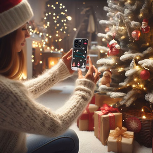 TEL PROTECT Ziemassvētku viedtālruņa apvalks Samsung S23 Dizains 4 Caurspīdīgs