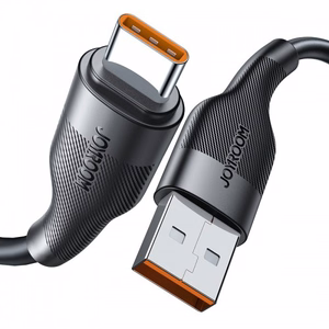 USB kabelis Joyroom S-1060M12 melns Type-C 100cm (līdz 6A)