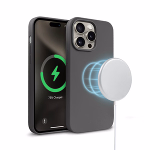 Crong Color Cover Magnetic MagSafe vāciņš ierīcei iPhone 15 Pro, titāna krāsā