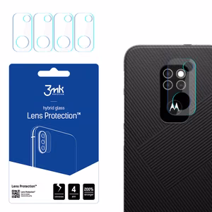 hibrīda stikls 3MK FLEXIBLE GLASS LENS MOTOROLA DEFY 2021 kamerai 4 gab..