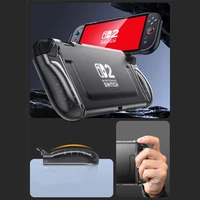 Supcase Crystal apvalks Nintendo Switch 2 - caurspīdīgi melns