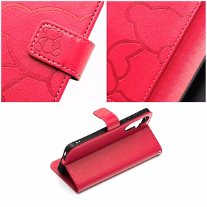 MEZZO grāmatas apvalks SAMSUNG A36 5G lācītis violeta