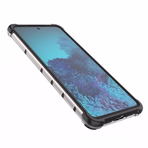 Honeycomb viedtālruņa apvalks bruņu apvalks ar gēla rāmi Samsung Galaxy A73 melns
