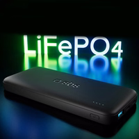 SBS Infinity portatīvais lādētājs 10000mAh 10W LiFePo₄ USB-A USB-C - melna