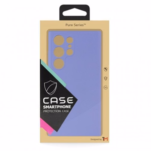 Telefona maciņš TM Pure Silicone piemērots Samsung S916 S23 Plus / Elegant Purple / (Blister)