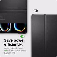 Spigen Smart Fold viedtālruņa apvalks iPad Pro 13" 2024 - melns