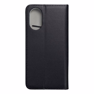 SMART CASE grāmatas tipa viedtālruņa apvalks OPPO A18 / A38 melns