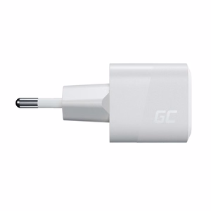 Green Cell PowerGaN 33W PD 3.0 QC 3.0 USB lādētājs 1× USB-C, balts
