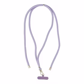 SWING (8mm) Tālruņa siksniņa, Tālruņa kulons ar regulējamu garumu / auklas garums 165cm (maks. 82.5cm cilpā) / uz pleca vai kakla - violets