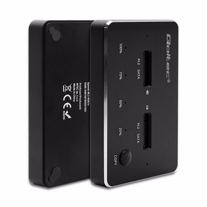 Qoltec 50310 Disku Dokstacija 2x SSD M.2 SATA NGFF USB Type-C