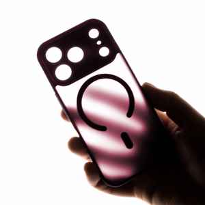 Mag Matt case for iPhone 16 Pro 6,3" maroon camera protection