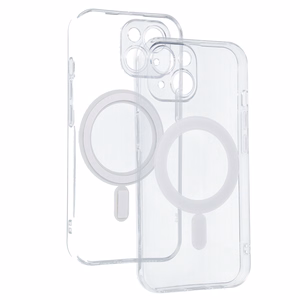 TEL PROTECT MagSilicone Caurspīdīgs Viedtālruņa apvalks Iphone 15