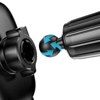 Dudao F5N+ viedtālruņa turētājs ar piesūcekni, gravitācijas tips - melns