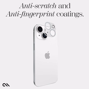 Case-Mate Sparkle Lens Protector kameru lēcu aizsargstikls ierīcei iPhone 15 / 15 Plus, ar “Twinkle” rakstu