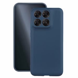 Матовый TPU чехол для Motorola Edge 70 Fusion тёмно-синий