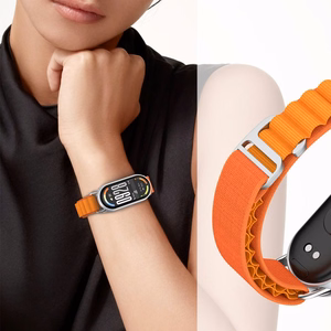 Tech-Protect Nylon Pro ремешок для Xiaomi Smart Band 8 / 9 / 10 / NFC - оранжевый