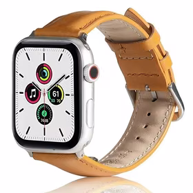 Beline Siksniņa Apple Watch Leather 38/40/41mm gaiši brūns