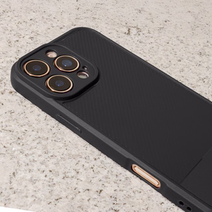Simple Carbon case for iPhone 16 Pro 6,3" black