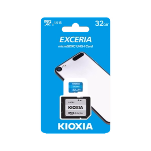 Kioxia microSD 32 GB UHS-I U1 atmiņas karte ar adapteri