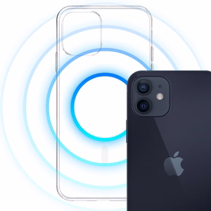3mk caurspīdīgs magnētiskais viedtālruņa apvalks Apple iPhone 12/12 Pro