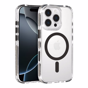 Tel Protect Strap Clear Case for Iphone 17 Air black