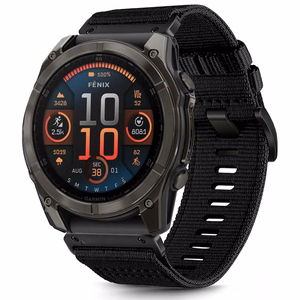 TECH-PROTECT NYLON CLASSIC GARMIN FENIX 5X / 5X PLUS / 6X / 6X PRO / 7X / 8 (51 MM) черный