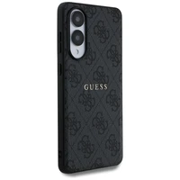 Guess 4G gredzena klasiskais logotips Magnētiskais viedtālruņa apvalks Samsung Galaxy S25 Edge - melns