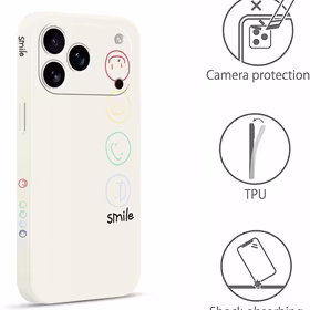 Pnakqil Iphone 17 Air maciņš Smiles balts