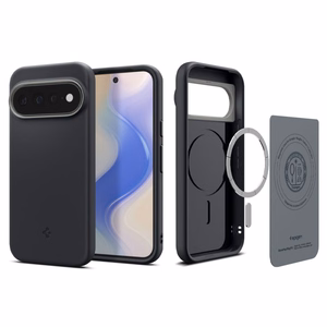 Spigen Nano Pop MagSafe maciņš, paredzēts Google Pixel 11 Pro XL, melns un pelēks