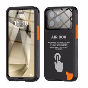 Ūdensnecaurlaidīgs apvalks SHELLBOX AIRBOX 6.1 universāls melns