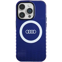 Viedtālruņa apvalks Audi IML Big Logo MagSafe iPhone 14 Pro - zils