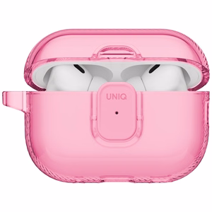 Uniq Glase Pro Case for AirPods Pro 3 Lock Case - Transparent Pink
