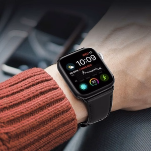 Siksniņa Dux Ducis Business Series Apple Watch 42/44/45/49mm melna