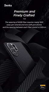 Benks Magnētiskais Armor Pro Kevlar apvalks viedtālrunim Samsung Galaxy S24 Plus (0041) 600D - melns