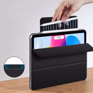 Tech-Protect Smartcase magnētiskais apvalks iPad 10.9” 2022 / iPad 11” 2025 planšetdatoram - melns